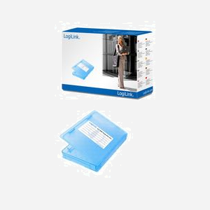 LogiLink UA0131 Housse de Disque de Stockage Bleu, Poids 35g, Code SH 84733080 - Miniature 2
