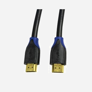 LogiLink CH0061 : Câble HDMI 2.0 1m, Type A (Standard) Mâle/Mâle, contacts plaqués or, résolution 4096x2160 (4K) 60Hz, compatible 3D, Ethernet HDMI - Miniature 2