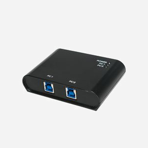 LogiLink UA0216 Hub USB 3.2 Gen 1 (3.1 Gen 1) 2 ports Type-A, Type-B, 5000 Mbit/s, Noir, Plastique, Compatible Windows/macOS, 68x95x23.5mm