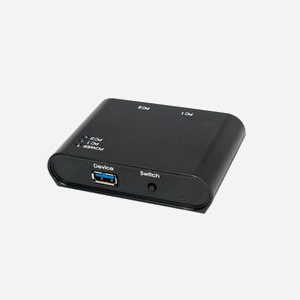 LogiLink UA0216 Hub USB 3.2 Gen 1 (3.1 Gen 1) 2 ports Type-A, Type-B, 5000 Mbit/s, Noir, Plastique, Compatible Windows/macOS, 68x95x23.5mm - Miniature 2