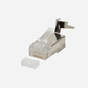 LogiLink MP0033 : Lot de 50 connecteurs RJ45 contacts plaqués or, pour câblage réseau Ethernet standard et applications de données.