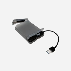 LogiLink AU0037 - Boîtier Externe USB 3.2 Gen 1 pour Disque Dur/SSD 2.5" SATA III (1.35mm - 9.5mm) - Gris - Compatible Windows/macOS - Miniature 3