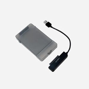 LogiLink AU0037 - Boîtier Externe USB 3.2 Gen 1 pour Disque Dur/SSD 2.5" SATA III (1.35mm - 9.5mm) - Gris - Compatible Windows/macOS - Miniature 4