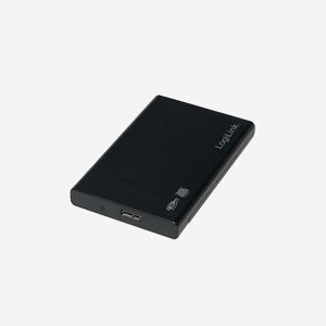 LogiLink UA0275 Boîtier Externe pour HDD/SSD 2.5" SATA I/II/III, USB 3.2 Gen 1 (5 Gbit/s) Micro-USB B, Noir, Compatible Windows/macOS/Linux - Miniature 1