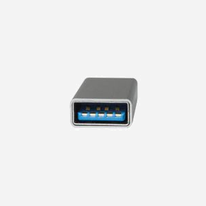LogiLink AU0042 Adaptateur USB 3.1 Type-C Mâle vers USB 3.0 Femelle Argenté, Boîtier Aluminium, Transfert 5 Gbit/s, Dimensions 33x15x7 mm - Miniature 2