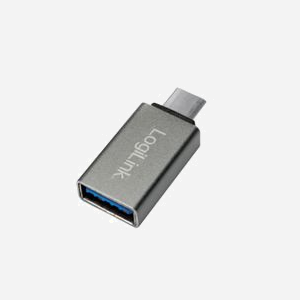 LogiLink AU0042 Adaptateur USB 3.1 Type-C Mâle vers USB 3.0 Femelle Argenté, Boîtier Aluminium, Transfert 5 Gbit/s, Dimensions 33x15x7 mm - Miniature 3