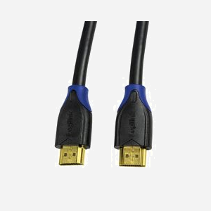 LogiLink CH0064 : Câble HDMI 2.0 5m, Type A (Standard) mâle-mâle, contacts or, 4096x2160p à 60Hz, Ethernet HDMI, noir - Miniature 2