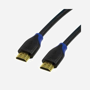 LogiLink CH0065 : Câble HDMI 2.0, 7,5m, Type A (Standard) mâle-mâle, contacts or, 4096x2160 pixels, Compatibilité 3D, Ethernet HDMI
