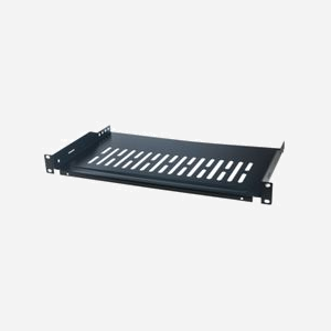 Étagère Rack 19" LogiLink SF1C35B Acier Noir 1U Charge Max 10kg, Dimensions Emballage 482x250x44mm, Code SH 85389099
