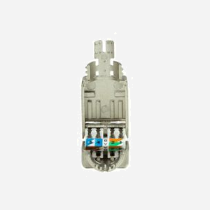 LogiLink MP0080 : Connecteur RJ45 CAT.8.1 Terrain, Gris/Acier Inox, AWG 22-24, Diamètre extérieur 8.5mm - Miniature 3