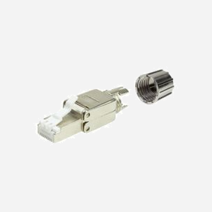 LogiLink MP0080 : Connecteur RJ45 CAT.8.1 Terrain, Gris/Acier Inox, AWG 22-24, Diamètre extérieur 8.5mm - Miniature 4