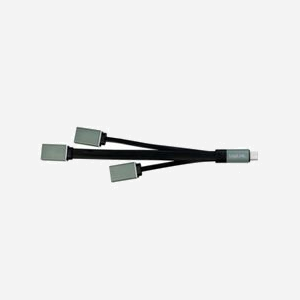 LogiLink UA0315 Hub USB 3.2 Gen 1 Type-C vers 1x USB 3.2 Gen 1 Type-A & 2x USB 2.0, 5000 Mbit/s, Alimentation USB, Noir/Gris - Miniature 3