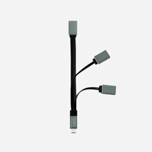 LogiLink UA0315 Hub USB 3.2 Gen 1 Type-C vers 1x USB 3.2 Gen 1 Type-A & 2x USB 2.0, 5000 Mbit/s, Alimentation USB, Noir/Gris - Miniature 4