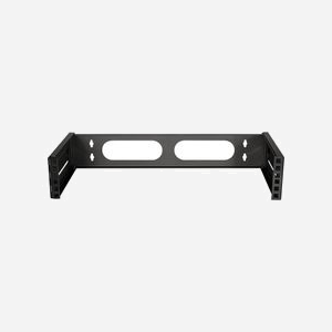 LogiLink W02B40B - Équerre de Fixation Rack 19" (48.3cm) 2U Noire, Charge Max 12kg, 494x400x92mm, Profondeur de Montage 23.6-40cm - Miniature 3
