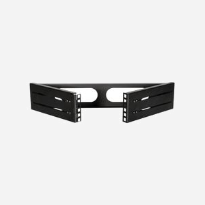 LogiLink W02B40B - Équerre de Fixation Rack 19" (48.3cm) 2U Noire, Charge Max 12kg, 494x400x92mm, Profondeur de Montage 23.6-40cm - Miniature 4