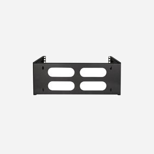 LogiLink W04B40B Équerre de Fixation Rack 19" 4U - Charge Max 12kg - 494x400mm - Montage Mural - Profondeur Montage 23.6 à 40cm - Noir - Miniature 4