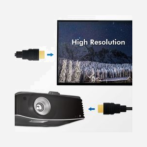 LogiLink CH0077 Câble HDMI 1m Type A (Standard) Mâle/Mâle, Contacts Or, 48 Gbit/s, ARC, 120Hz, Noir - Miniature 4