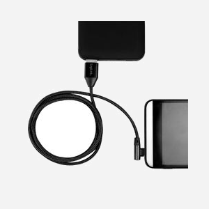 LogiLink CU0138 : Câble USB 2.0, 1m, USB-A vers USB-C, Noir, Transfert 480 Mbit/s, 5V/3A, Connecteurs mâle droit / mâle coudé - Miniature 3
