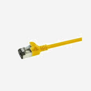 LogiLink CQ9037S Câble Réseau Cat6a S/FTP (S-STP) 1m Jaune, Connecteurs RJ-45 Plaqué Or, 10Gbps, 500MHz, Cuivre, TPE, AWG 32/7 - Miniature 2