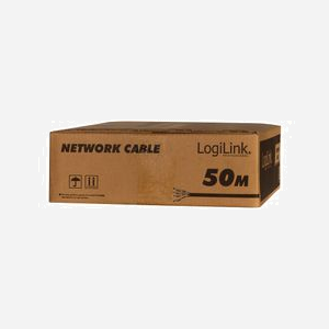 LogiLink CPV0065 Câble Réseau Cat7 S/FTP (S-STP) 50m Orange, AWG23, Gaine LSZH, Conditionnement Rouleau 340x340x110mm, Poids 5.5kg - Miniature 3