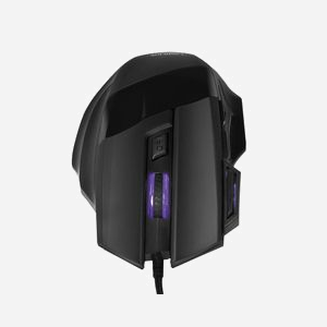 Souris Gaming LogiLink ID0202 USB Type-A Optique 2400 DPI 7 Boutons Programmables Droitier avec Rétroéclairage Violet - Miniature 2
