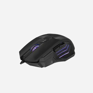Souris Gaming LogiLink ID0202 USB Type-A Optique 2400 DPI 7 Boutons Programmables Droitier avec Rétroéclairage Violet - Miniature 3
