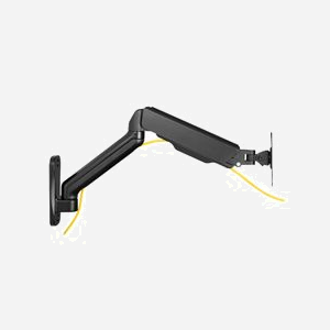 LogiLink BP0145 Support Mural Orientable pour Écran 17"-32" (43.2-81.3cm), VESA 75x75/100x100, Charge 9kg, Inclinaison -45°/+90°, Noir - Miniature 3