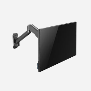 LogiLink BP0145 Support Mural Orientable pour Écran 17"-32" (43.2-81.3cm), VESA 75x75/100x100, Charge 9kg, Inclinaison -45°/+90°, Noir - Miniature 4