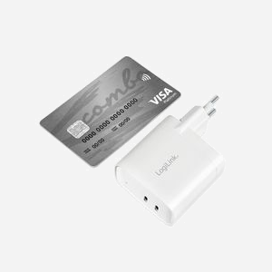 LogiLink PA0282 Chargeur Secteur 40W GaN, 1x USB-C & 1x USB 3.2 Gen 1, Charge Rapide, 5V/3A, 9V/2.22A, 12V/1.67A, Protections Multiples, Blanc - Miniature 5