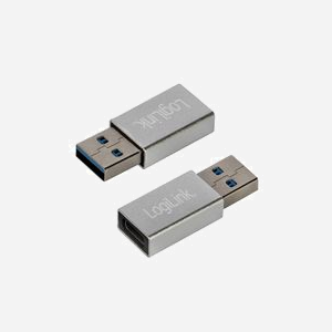 LogiLink AU0056 Adaptateur USB Type-C Femelle vers USB 3.2 Gen 1 Mâle, Boîtier Argent, Transfert 5 Gbit/s, Dimensions 14.6x34x7.4mm - Miniature 3