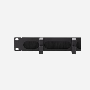 LogiLink OR106B Panneau de Gestion de Câbles Rack 1U Acier Noir, largeur 80mm, profondeur 4825mm, hauteur 44mm, poids 420g, livré à l'unité - Miniature 4