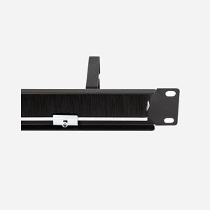 LogiLink OR106B Panneau de Gestion de Câbles Rack 1U Acier Noir, largeur 80mm, profondeur 4825mm, hauteur 44mm, poids 420g, livré à l'unité - Miniature 5