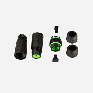 LogiLink FA05SX3 Adaptateur Fibre Optique SC Femelle / Femelle Noir pour Raccordement de Câbles Optiques, Connecteur SC, Couleur Noire. - Miniature 2