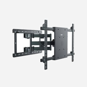 Support Mural Hagor BrackIT XXL HD II 8422 pour écrans 65"-98" (165-249cm), Charge max 140kg, VESA 200x200 - 1000x600, Noir, Distance Mur 5-64.8cm