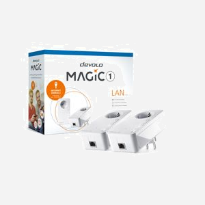 Devolo Magic 1 LAN Starter Kit - 2 Adaptateurs - CPL 1200 Mbit/s - Gigabit Ethernet - Portée 400m - QoS - Blanc - Compatible Windows, Linux, macOS, Android, iOS - Miniature 3