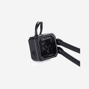 Alphacool Eisbaer Aurora LT360 Refroidisseur liquide CPU All-in-One, radiateur cuivre 390x120mm, 3x 120mm PWM, 800-2000 RPM, 104.49 m³/h, Noir, supports Intel/AMD - Miniature 5