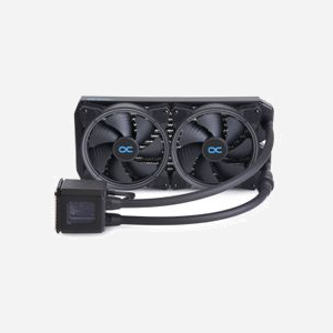 Alphacool 11729 : Système Refroidissement Liquide CPU All-in-One 140mm, Radiateur Cuivre 144x314x30mm, PWM 600-1500 RPM, Compatible Intel/AMD - Miniature 3