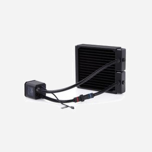 Alphacool Eisbaer 200 Refroidisseur liquide AIO pour processeur, compatible Intel LGA 775/115x/1200/2011/2066 et AMD AM2/AM3/AM4/FM1/FM2+, radiateur 240mm, Noir