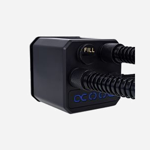 Alphacool Eisbaer 200 Refroidisseur liquide AIO pour processeur, compatible Intel LGA 775/115x/1200/2011/2066 et AMD AM2/AM3/AM4/FM1/FM2+, radiateur 240mm, Noir - Miniature 5