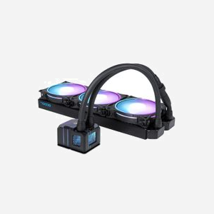Alphacool Eisbaer Pro Aurora 360 Refroidisseur Liquide AIO CPU - 3x120mm - 2500tr/min - 119,8 m³/h - Noir/Blanc - Socket sWRX8, AM4, TR4, SP3, LGA 20XX/3647 - Miniature 3