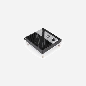 Alphacool Plaque Froide 13851 Acrylique Transparent 88x88x32.3mm pour Watercooling CPU Intel LGA 1700/1851, Filetage 1/4", 0.8 bar max