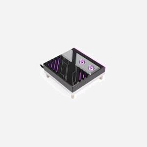 Alphacool Plaque Froide 13851 Acrylique Transparent 88x88x32.3mm pour Watercooling CPU Intel LGA 1700/1851, Filetage 1/4", 0.8 bar max - Miniature 2