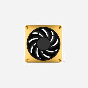Alphacool 13854 Module Ventilation 120mm PWM Noir/Or, Connecteur 4-Pin, 12V, MTBF 100000h, 24.6dB - Plastique, Poids 320g - Miniature 2