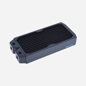 Alphacool NexXxoS XT45 Radiateur - 124 x 280 x 46 mm - Cuivre/Acier - Watercooling - Référence 14164 - Poids 1.2kg - Vis Incluses