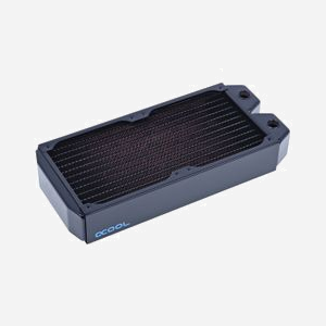 Alphacool NexXxoS XT45 Radiateur - 124 x 280 x 46 mm - Cuivre/Acier - Watercooling - Référence 14164 - Poids 1.2kg - Vis Incluses - Miniature 4
