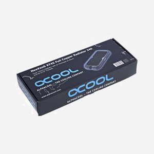 Alphacool NexXxoS XT45 Radiateur - 124 x 280 x 46 mm - Cuivre/Acier - Watercooling - Référence 14164 - Poids 1.2kg - Vis Incluses - Miniature 5