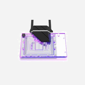 Alphacool Eiswolf 2 AIO Refroidisseur liquide GPU RTX 4080 FE, radiateur cuivre 395mm, 3x120mm, 0-2500tr/min, 119.8m³/h, éclairage aRGB - Miniature 2
