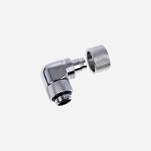 Alphacool 17231 : Raccord Système Refroidissement Chrome, Dimensions 34.5mm x 20mm, Poids 100g. Compatible Watercooling custom. - Miniature 3