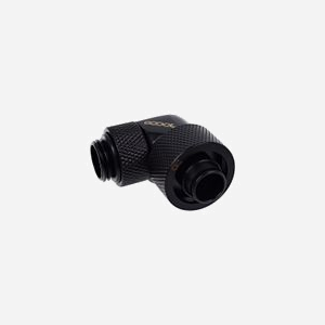 Alphacool Raccord 17236 Laiton Noir G1/4" - Dimensions 34.5x35.5x22mm - Pour Système Refroidissement Liquide - 1 Pièce