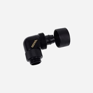 Alphacool Raccord 17236 Laiton Noir G1/4" - Dimensions 34.5x35.5x22mm - Pour Système Refroidissement Liquide - 1 Pièce - Miniature 3